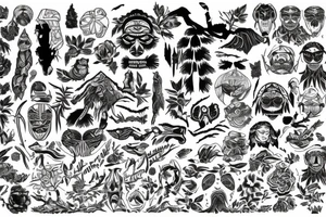 Ecosse Japon forêt gentillesse force bienveillance passion maori tattoo idea