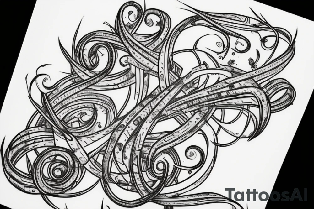 DNA that shows a genetic defect tattoo idea