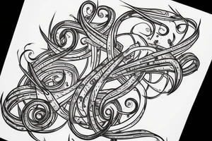 DNA that shows a genetic defect tattoo idea