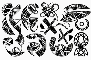 DNA that shows a genetic defect tattoo idea