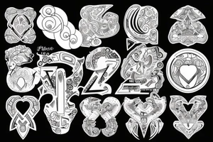 DNA that shows a genetic defect tattoo idea