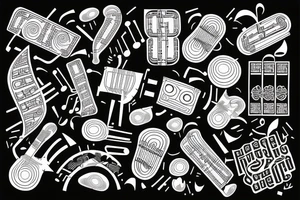 music is my dna tattoo idea