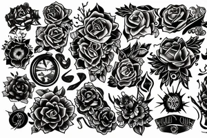Sunset tattoo idea