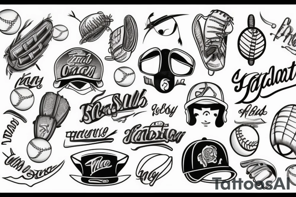 Baseball tattoo idea