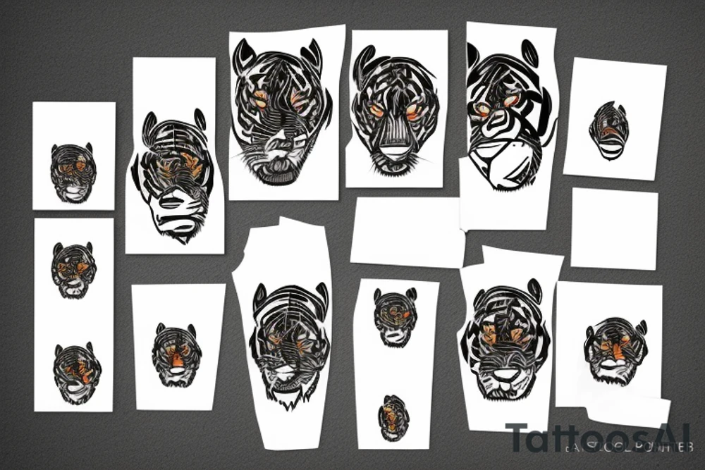 eye of the tiger tattoo idea
