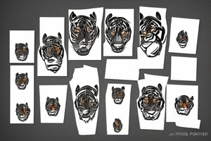 eye of the tiger tattoo idea