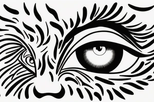 eye of the tiger tattoo idea