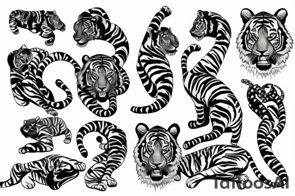 tiger eye tattoo idea