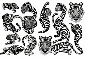 tiger eye tattoo idea