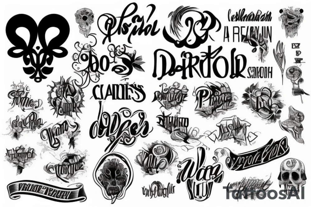 no pain tattoo idea