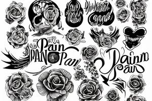 no pain tattoo idea
