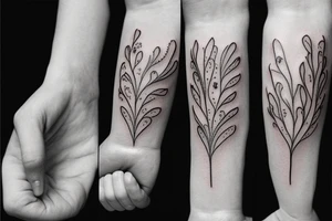 the phrase "no pain" in cursive font tattoo idea