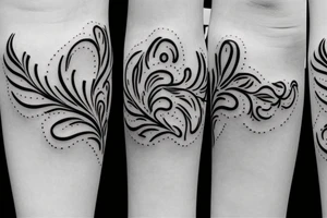 the phrase "no pain" in cursive tattoo idea