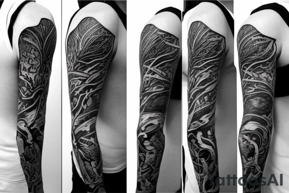 the saying "no pain" on the top of the shoulder tattoo idea