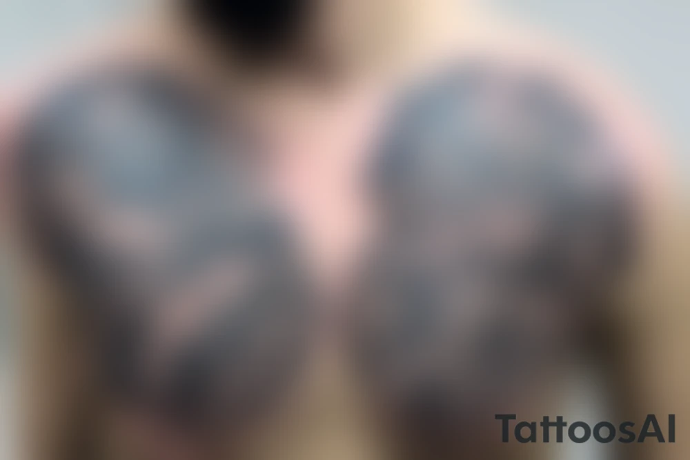 the saying "no pain" on the top of the shoulder tattoo idea