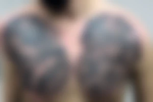 the saying "no pain" on the top of the shoulder tattoo idea
