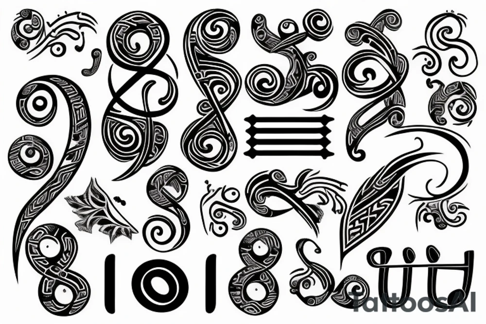 music clef tattoo idea