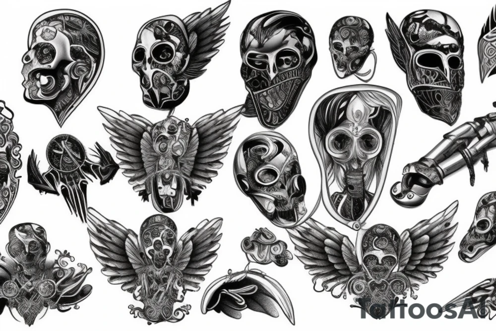 angel war tattoo idea