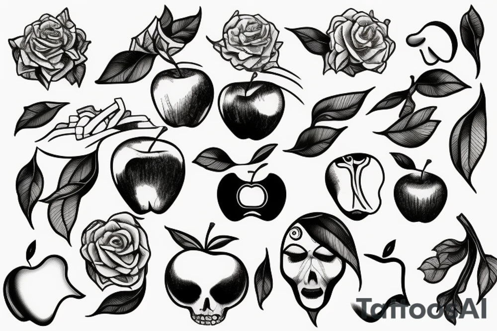 apple tattoo idea