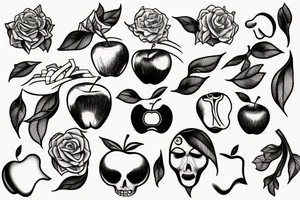 apple tattoo idea