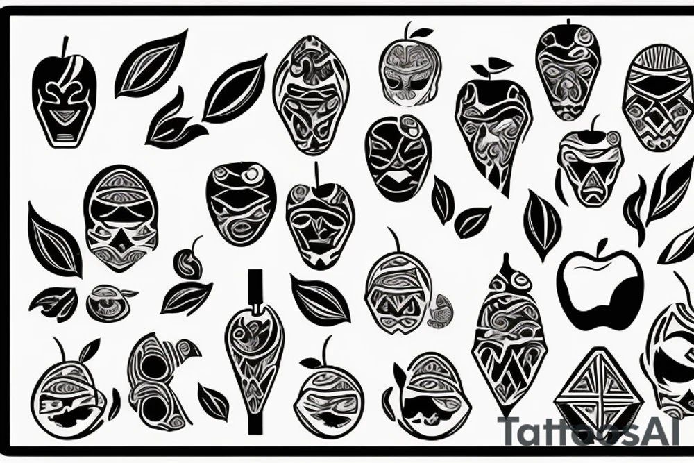 apple tattoo idea