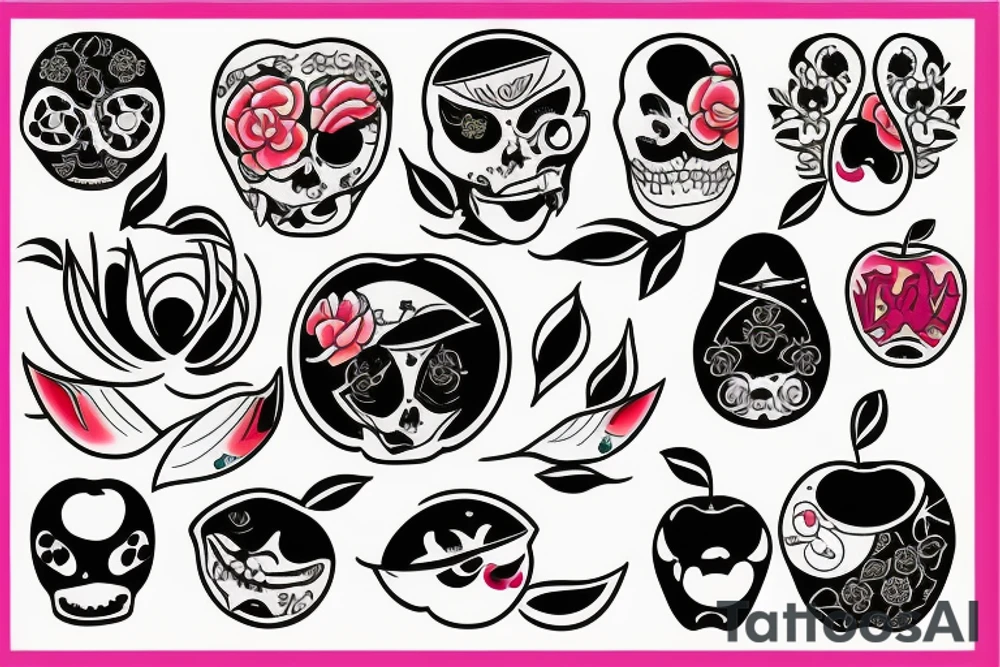 apple tattoo idea