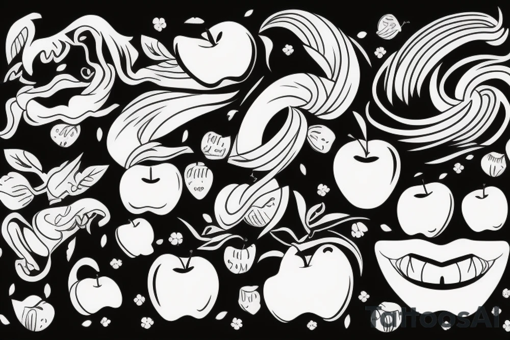 apple tattoo idea
