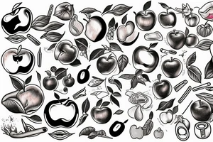 apple tattoo idea