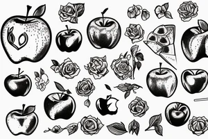 apple tattoo idea