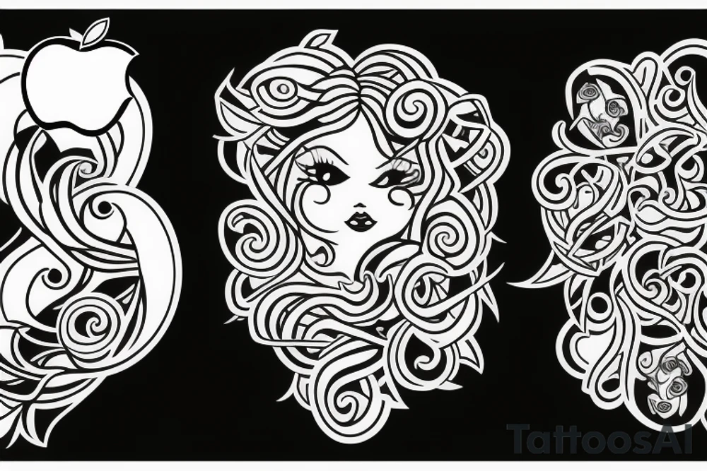 apple tattoo idea