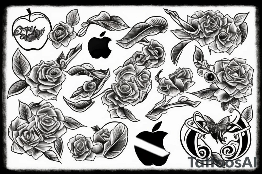 apple tattoo idea