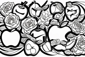 apple tattoo idea
