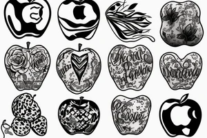 apple tattoo idea