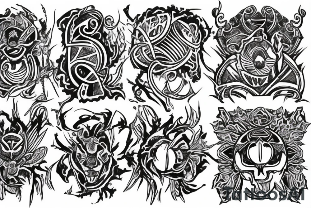 magic tattoo idea