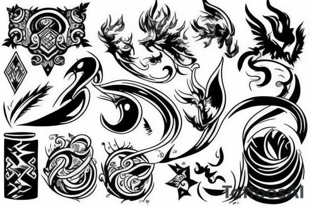 magic tattoo idea