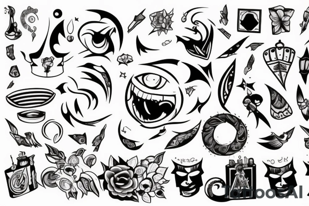 magic tattoo idea