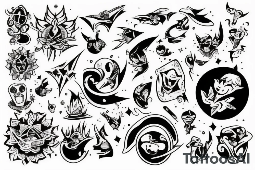 magic tattoo idea