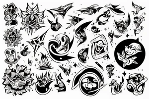 magic tattoo idea
