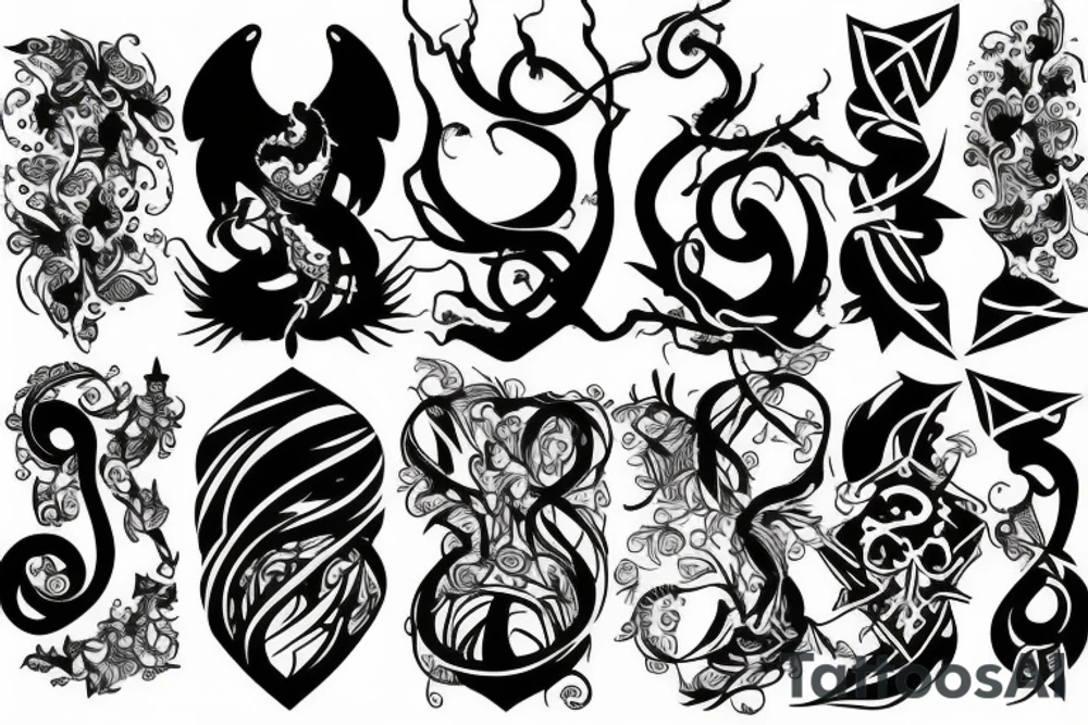 magic tattoo idea