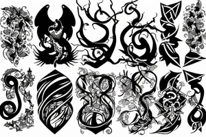 magic tattoo idea