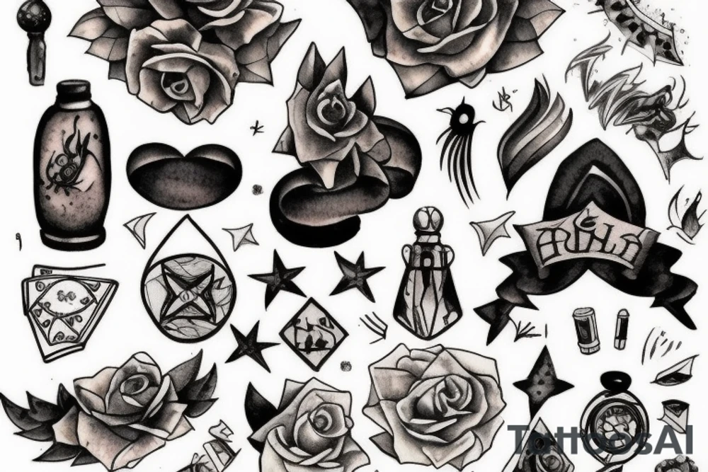 magic tattoo idea