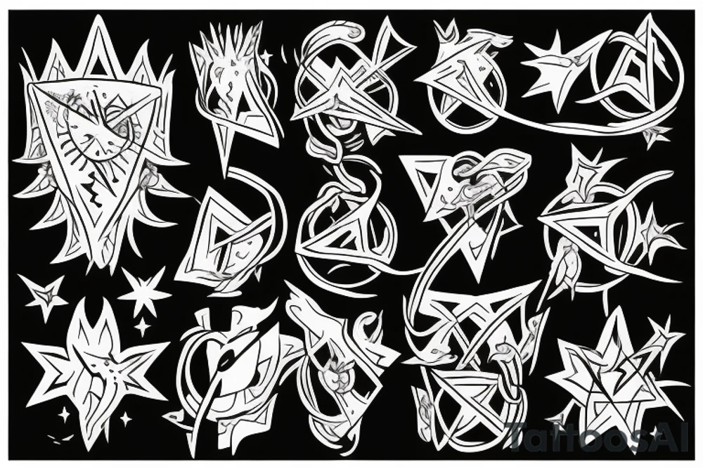 magic tattoo idea