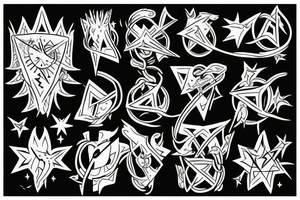magic tattoo idea