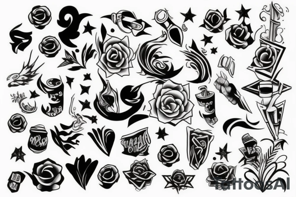 magic tattoo idea