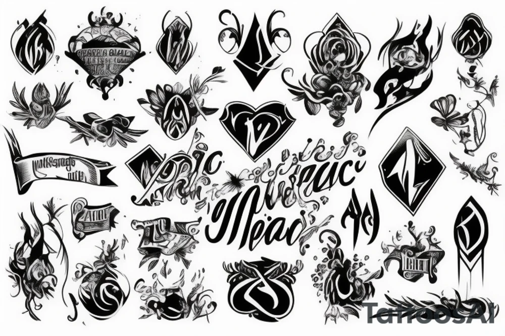 magic tattoo idea