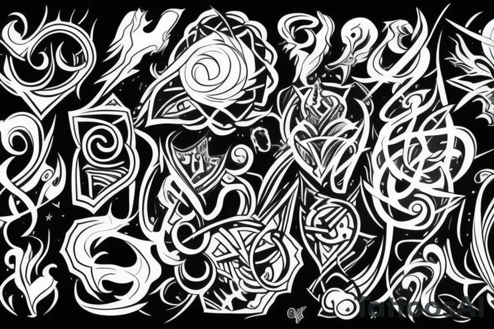 magic tattoo idea