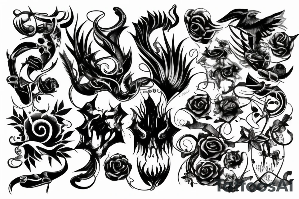 magic tattoo idea