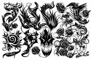 magic tattoo idea