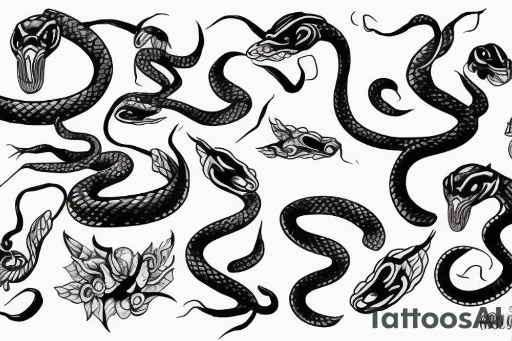 snake tattoo idea
