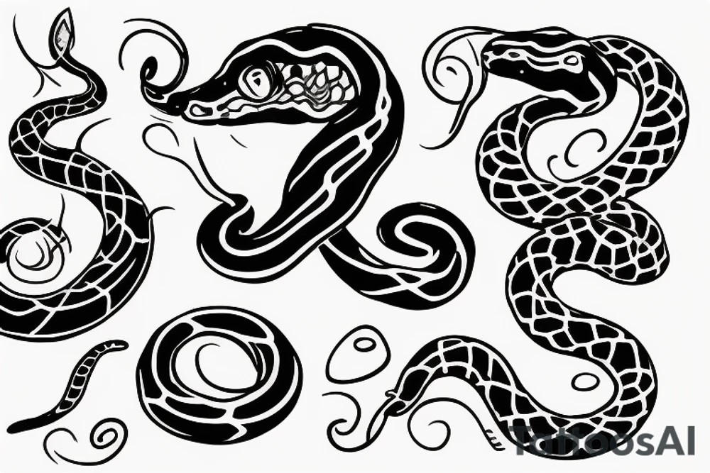 snake tattoo idea